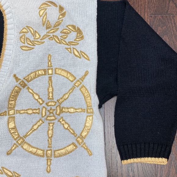 Vintage oversized nautical cardigan - Picture 7 of 9